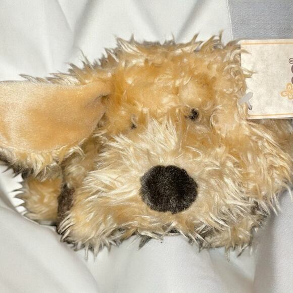 Russ Berrie Plush Dog Pup Gusto Stuffed Animal Baby Shower Nursery Gift Shag 12” - Picture 1 of 12